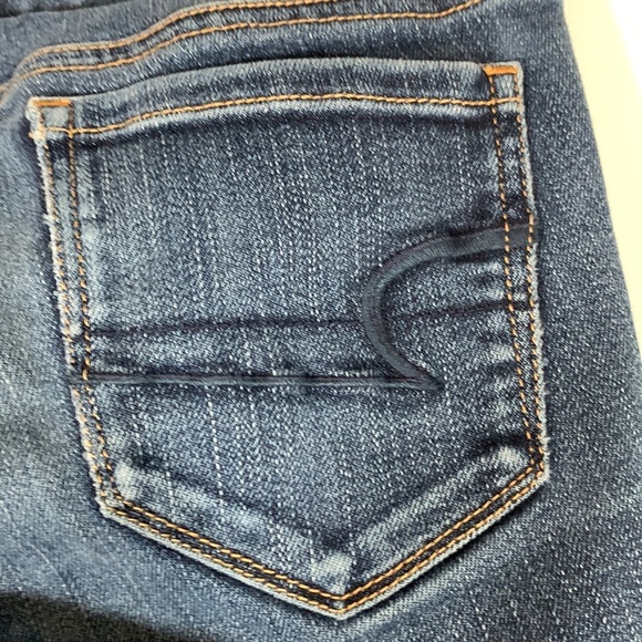 American Eagle Blue Denim Skinny Jeans - Picture 7 of 10